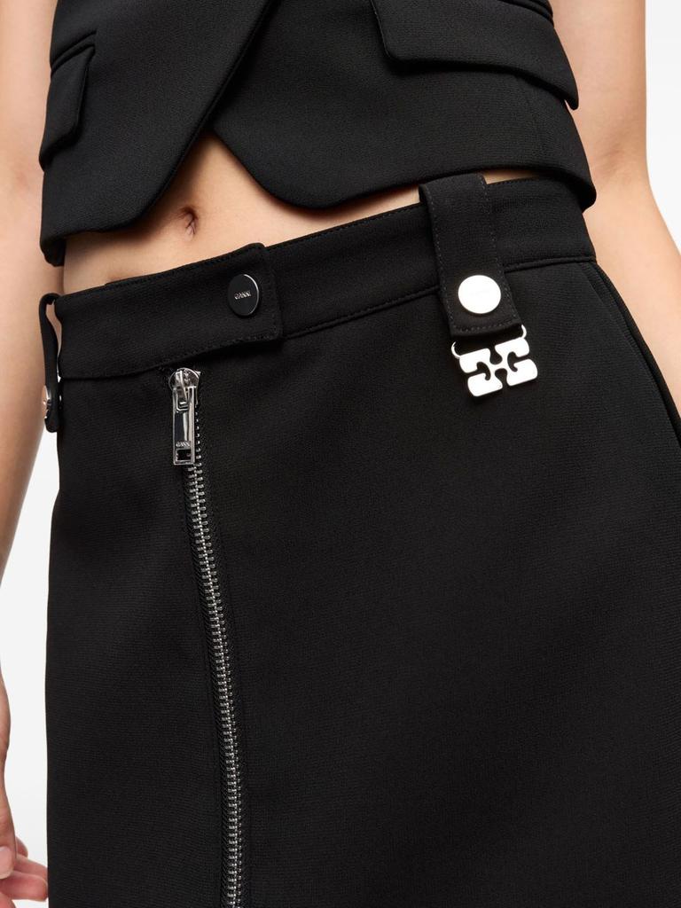 Ganni GANNI - Full-zip Long Skirt