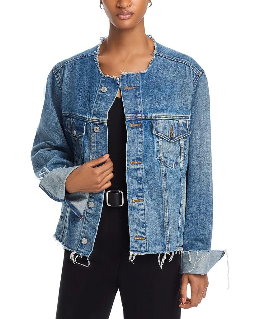 Re/Done Cutoff Denim Trucker Jacket 1
