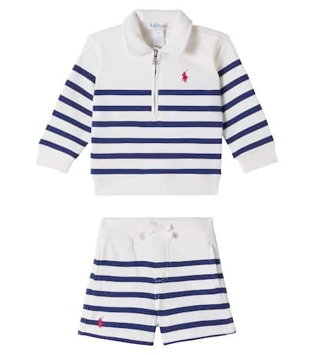 Ralph Lauren Baby cotton-blend sweater and shorts set