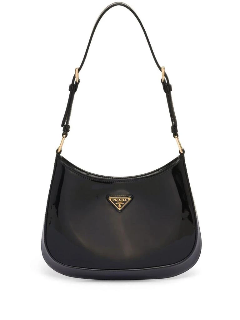 Prada Prada Cleo Patent-Leather Shoulder Bag 1