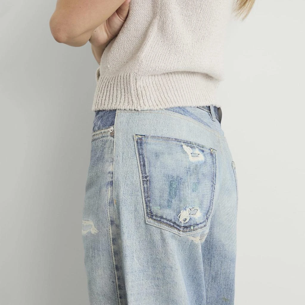 Our Legacy Our Legacy Wide Leg Distressed Jeans 5