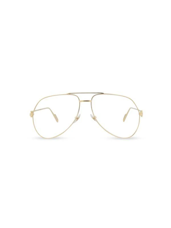 Cartier 60MM Aviator Eyeglasses 1