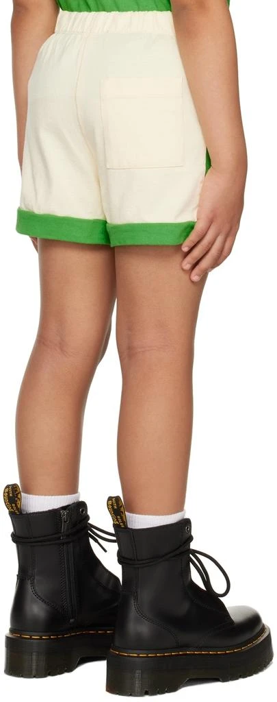 The Animals Observatory Kids White Spider Shorts 3