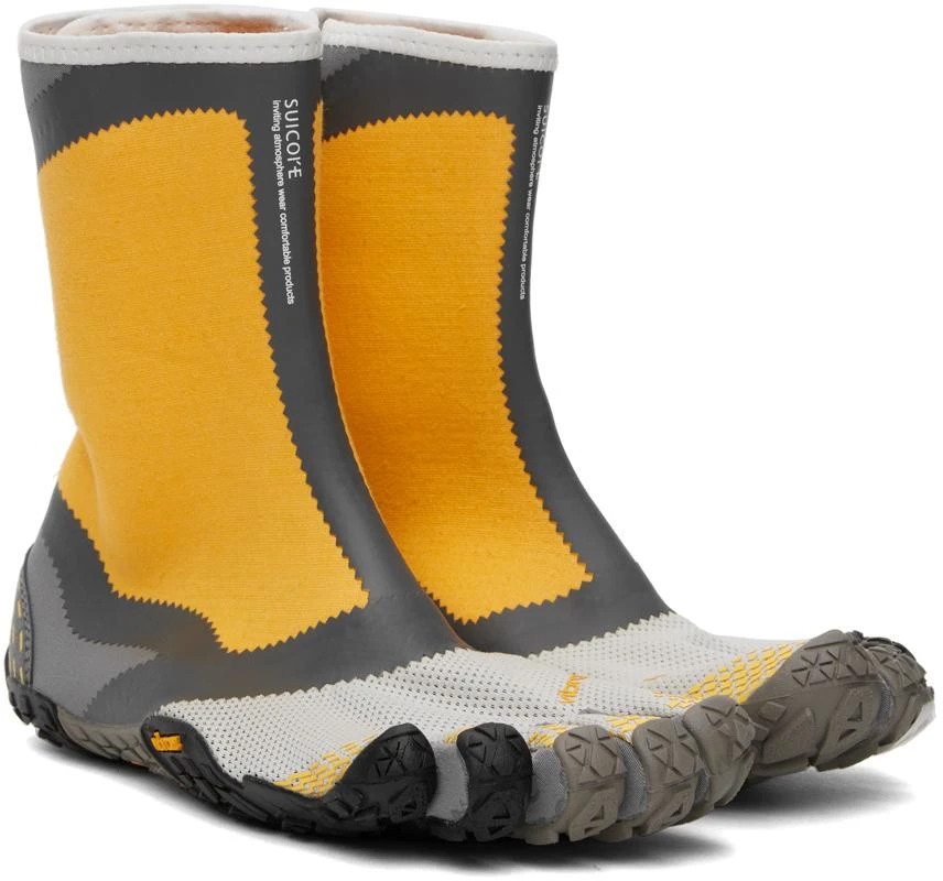 Suicoke Orange & Gray Vibram FiveFingers Edition NIN-HI Sneakers 4