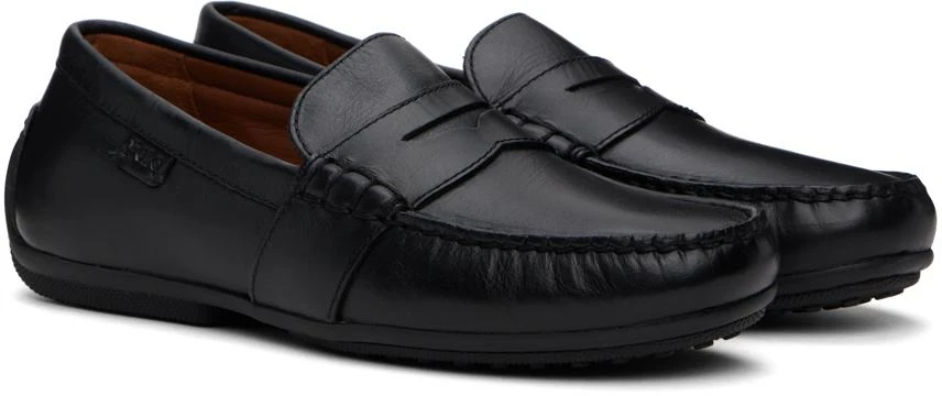 Ralph Lauren Black Reynold Full-Grain Driver Loafers 4