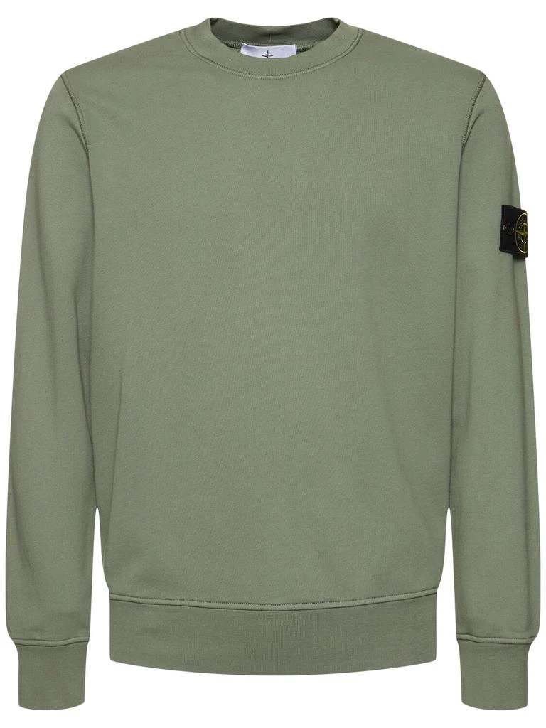 Stone Island Crewneck Cotton Sweatshirt 1