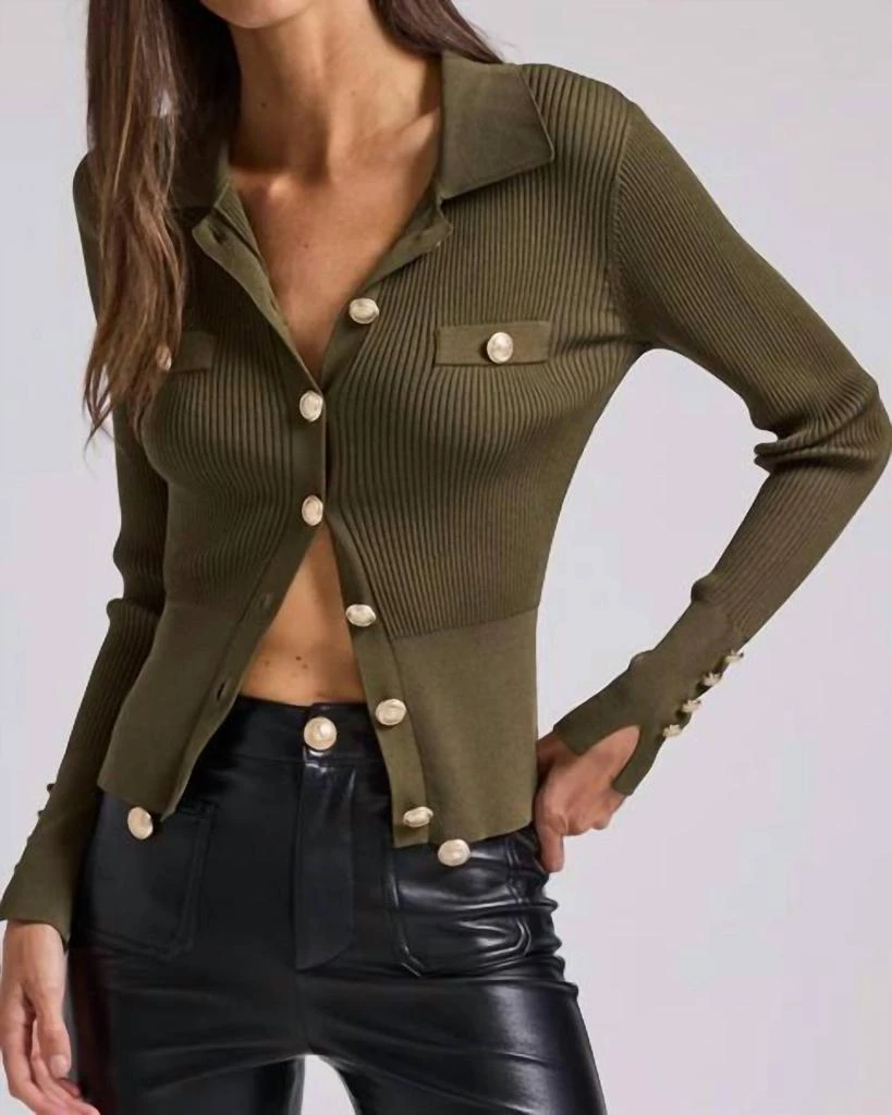 Generation Love Generation Love - Carter Ribbed Button Sweater