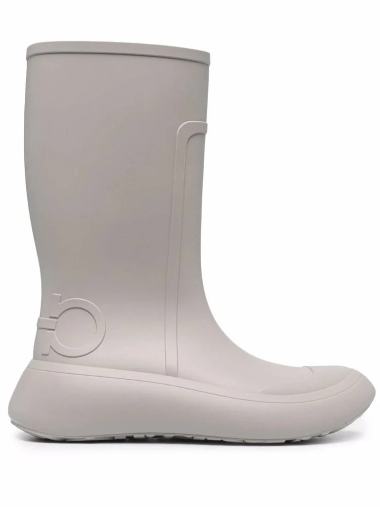 Salvatore Ferragamo Salvatore Ferragamo - Men
s Gancini Detail Rain Boots
