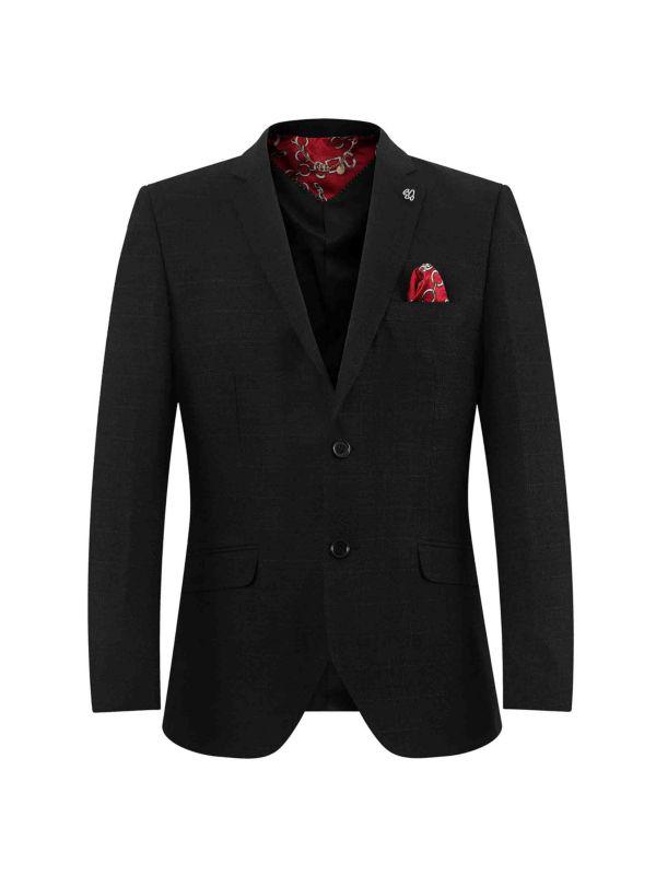 Elie Balleh Slim Fit Textured Sport Coat