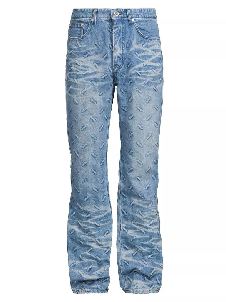 Who Decides War Thread Plate Faded Jeans 1
