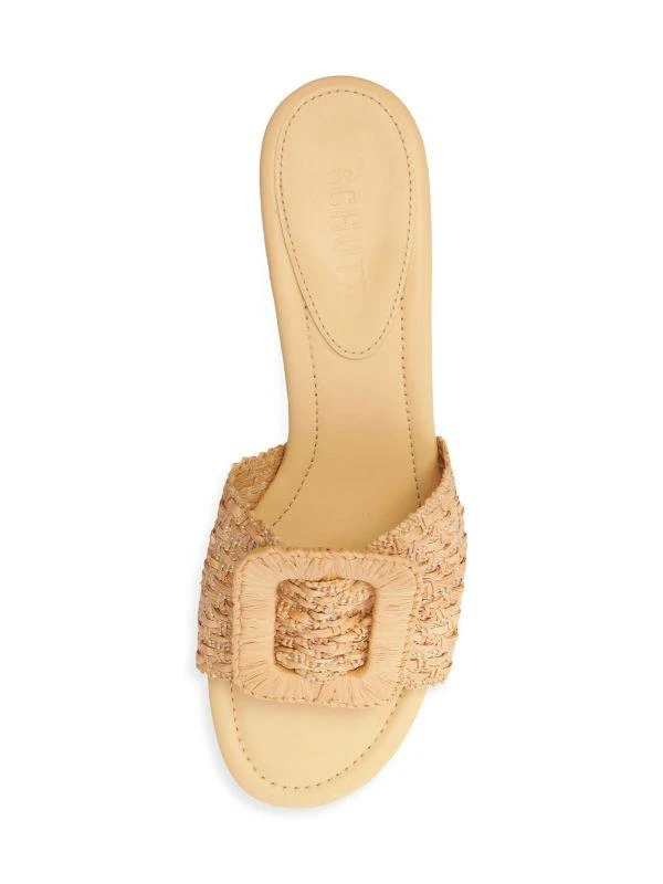 Schutz Cinna 55MM Woven Sandals 4