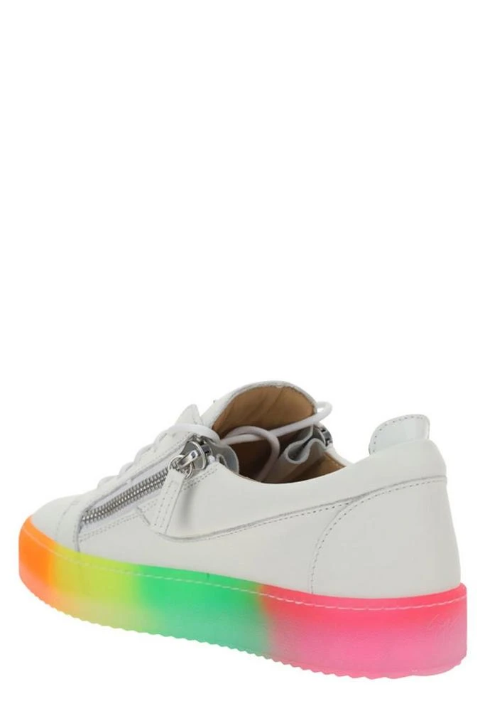 Giuseppe Zanotti Giuseppe Zanotti Rainbow-Print Zip Detail Sneakers 3