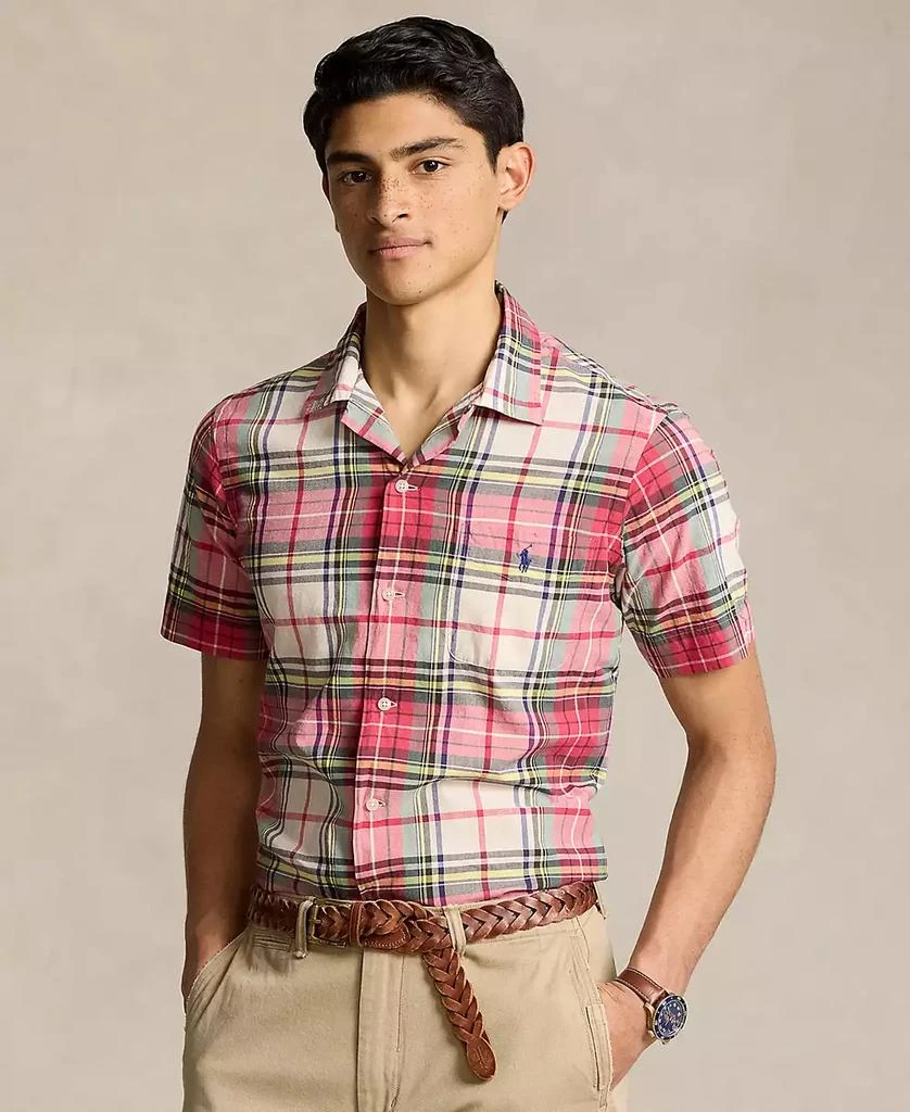 Ralph Lauren Men's Classic-Fit Madras Camp Shirt 1