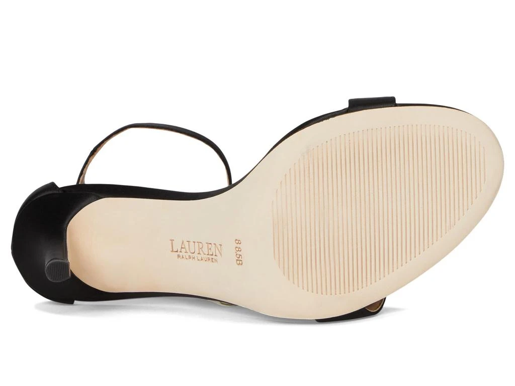 Ralph Lauren Allie Bow-Trim Satin Sandals 3