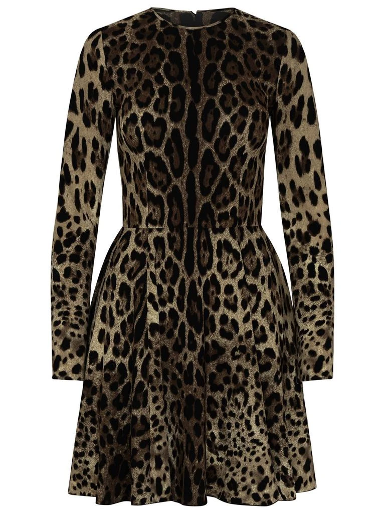 Dolce & Gabbana Dolce & Gabbana Leopard-Print Mini Dress 1
