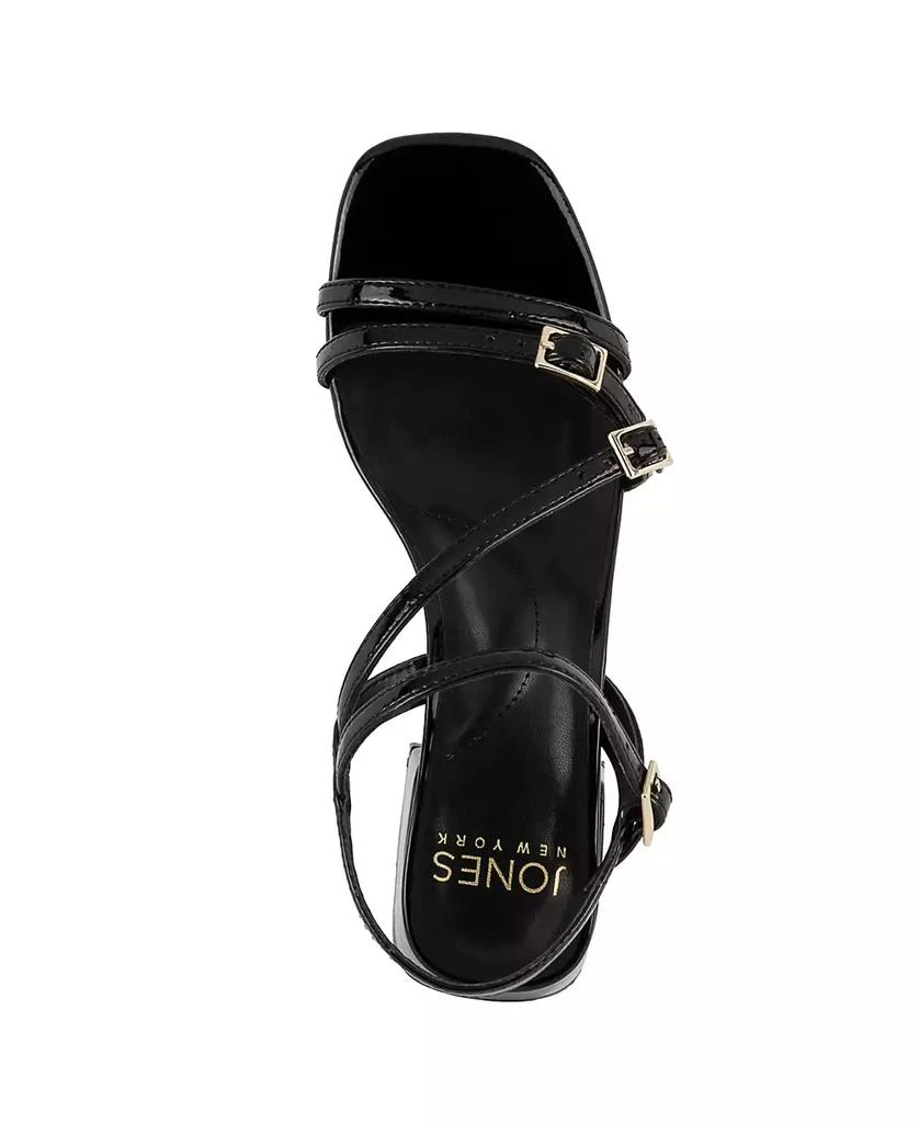 JONES NEW YORK Women's Unasyn Block Heel Strappy Dress Sandals 4