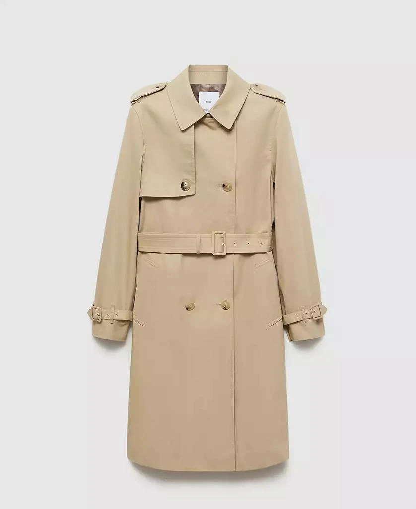 Mango Women's Belted Classic Trench Coat 2