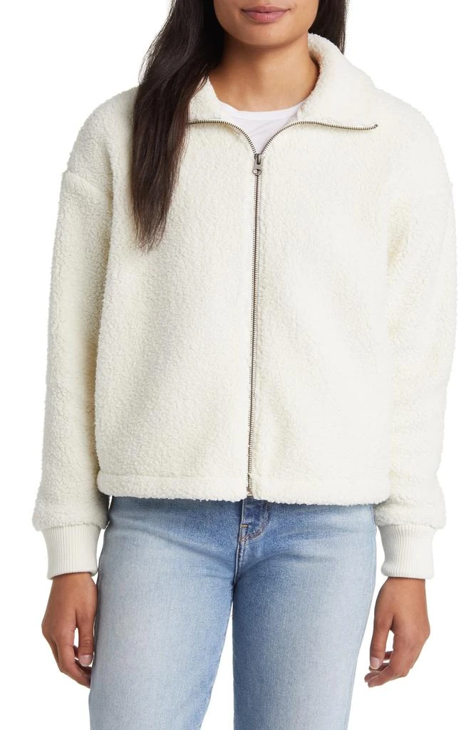 Caslon Brushed Fleece Jacket 4