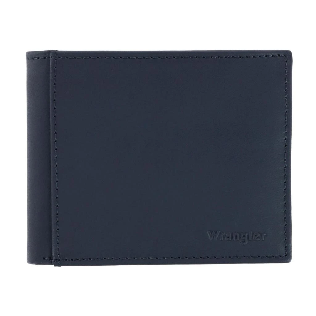Wrangler Men's Leather Bifold Wallet 5