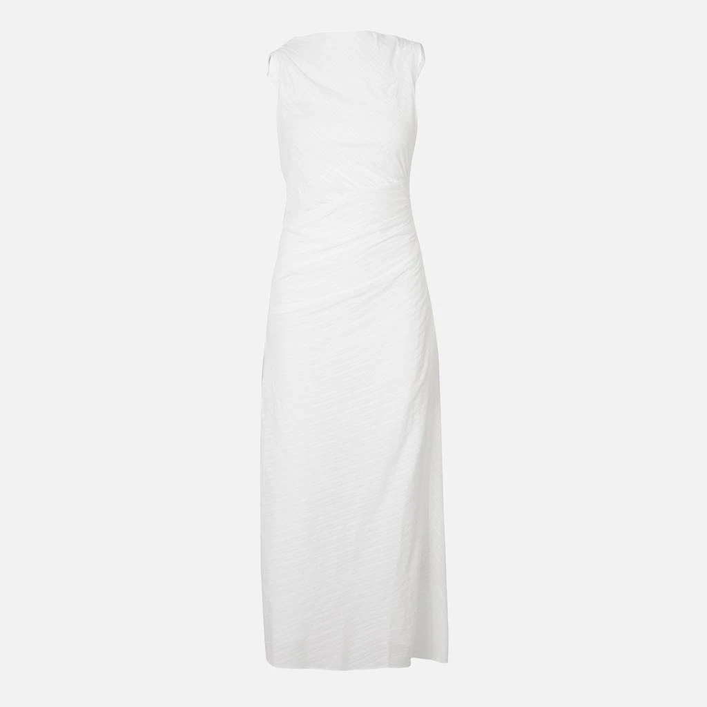 green emerald velvet dress White Organic Cotton Lace Midi Flared Dress 48