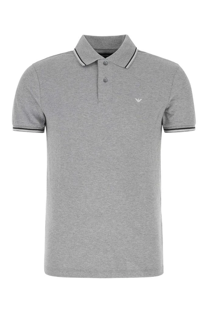 Emporio Armani Emporio Armani Logo Detailed Polo Shirt 1