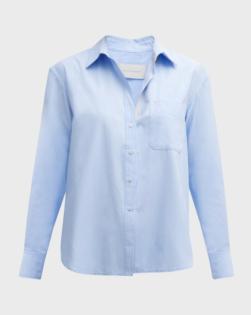 Brochu Walker Everyday Topstitch Button-Down Shirt
