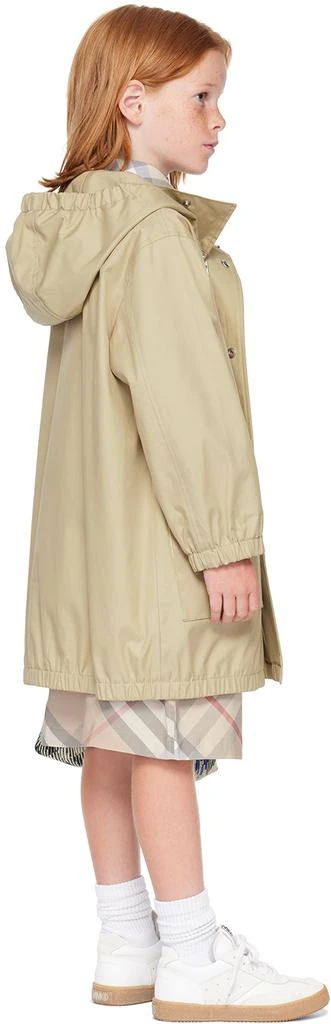 Burberry Kids Khaki Lightweight Coat 3
