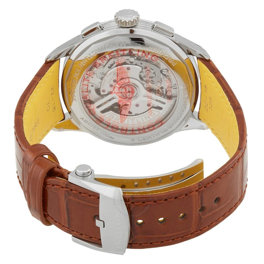 BREITLING Premier B01 Chronograph 42 Automatic Chronometer Green Dial Men's Watch AB0145371L1P1 3