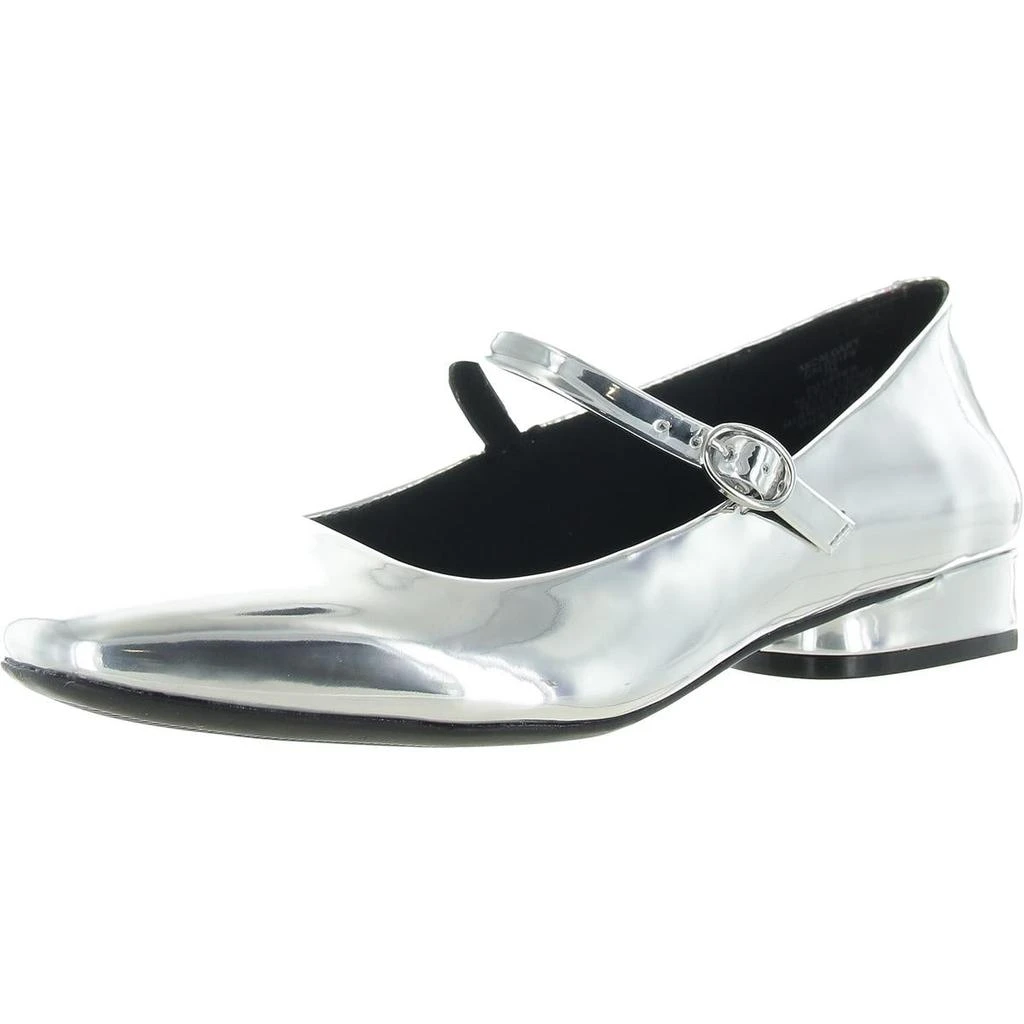 Anne Klein Calgary Womens Faux Leather Buckle Mary Janes 1
