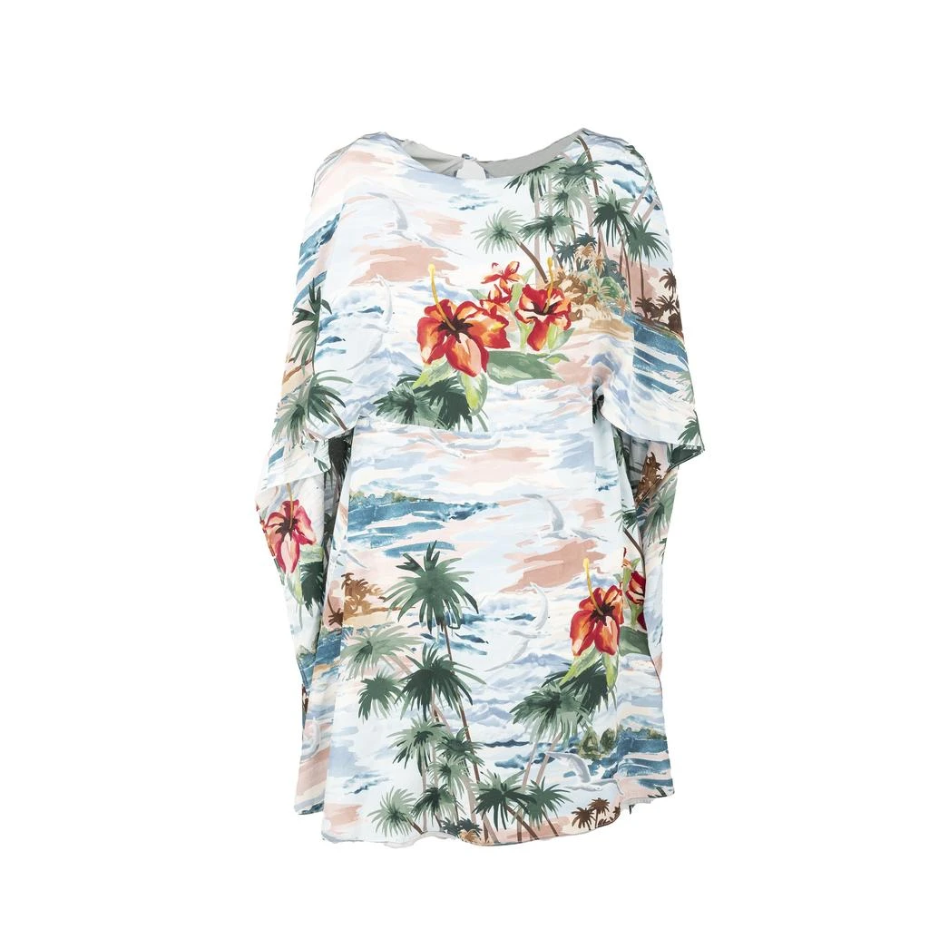 Valentino Valentino Hawaiian Couture Cape Dress - '10s 1