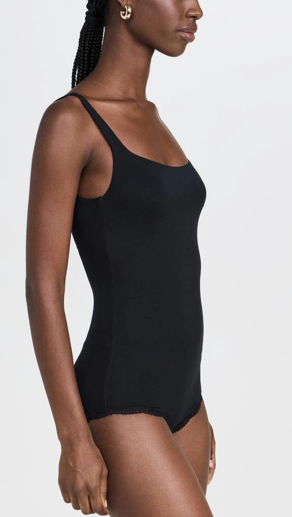 Stripe  Stare Square Neck Bodysuit 3