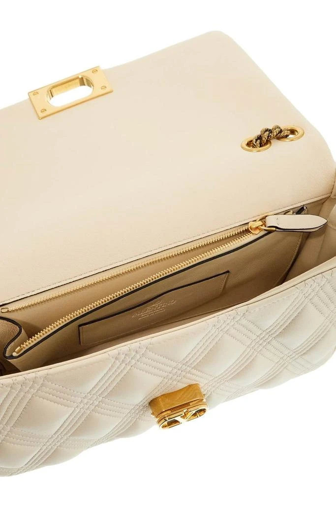 Valentino Valentino Garavani Rockstud Foldover Top Quilted Shoulder Bag 4