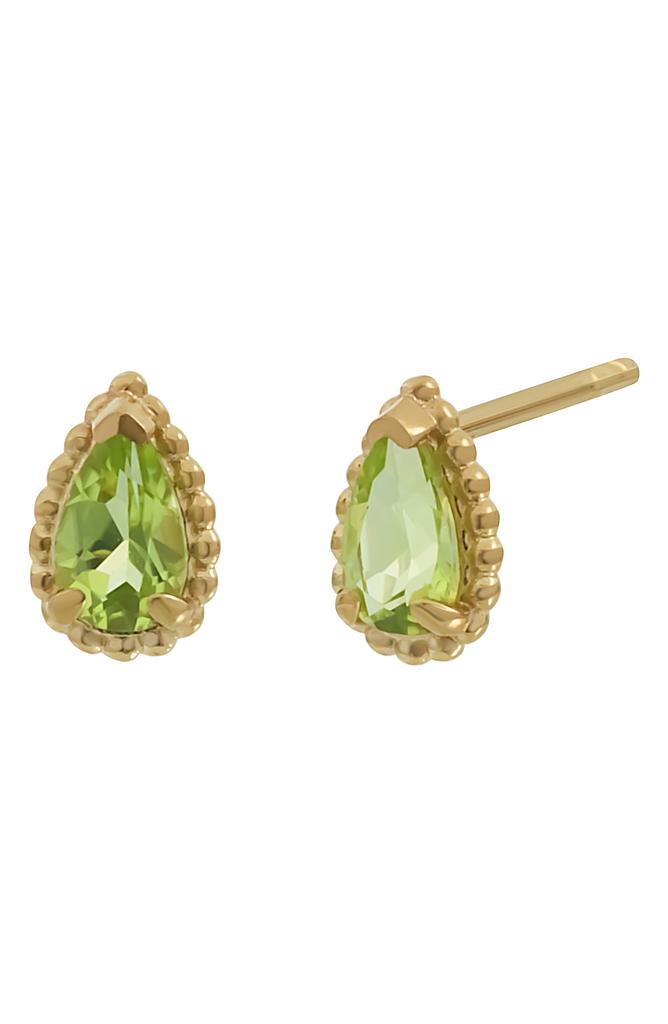 Bony Levy Color 14K Gold Pear Cut Stud Earrings