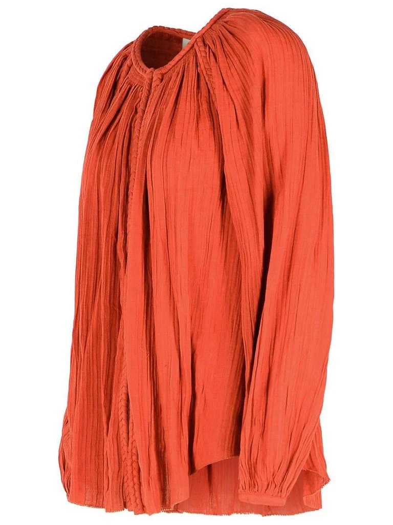 Isabel Marant Isabel Marant 'Jenna' Orange Cotton Blouse 2