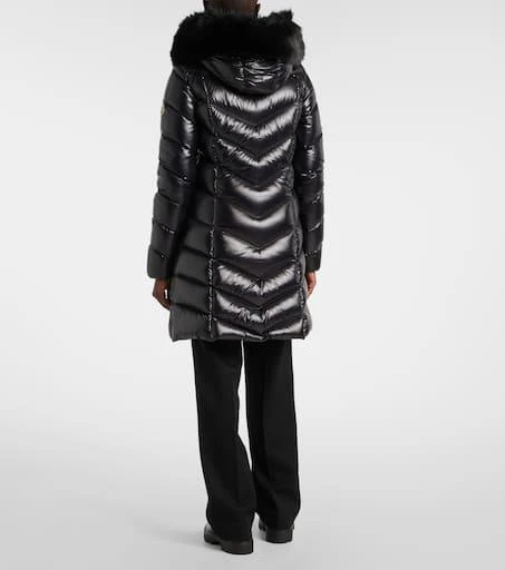 Moncler Fulmarus shearling-trimmed down coat 3