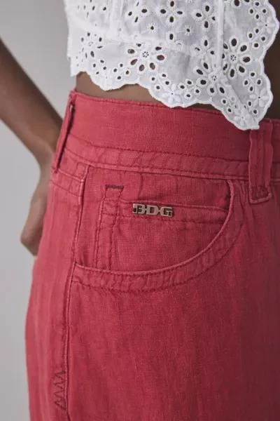 BDG BDG Kayla Low-Rise Linen Pant 5