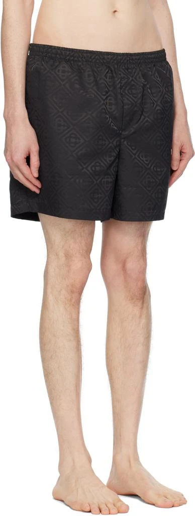 Casablanca Black Jacquard Swim Shorts 2