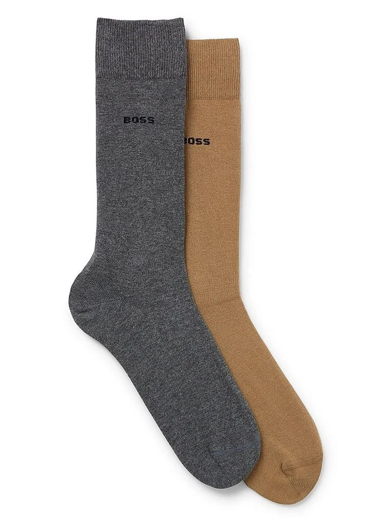 Hugo Boss Two-Pack of Cotton-Blend Regular-Length Socks 1
