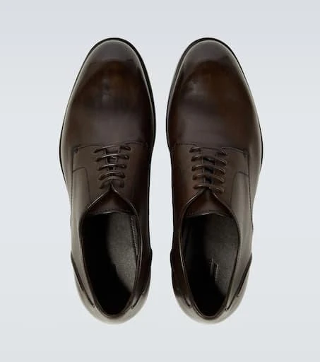 Zegna Siena Flex leather Derby shoes 4