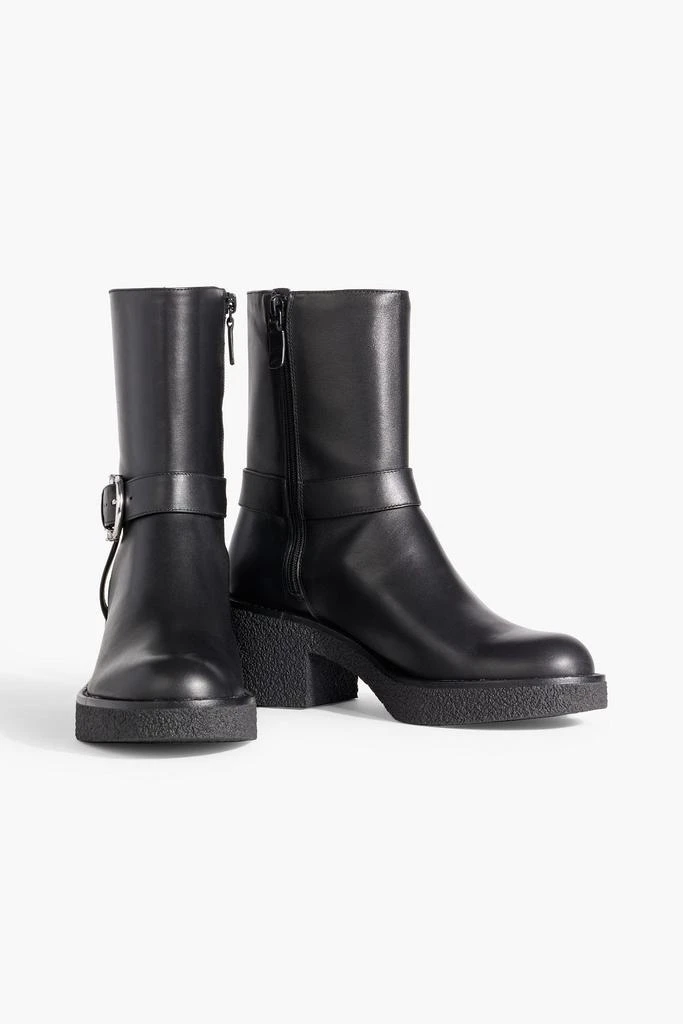 Stuart Weitzman Mountain Buckle leather ankle boots 2