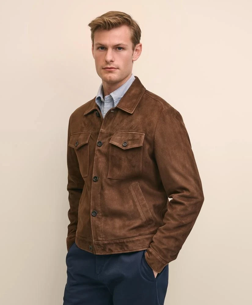 Suede Trucker Jacket