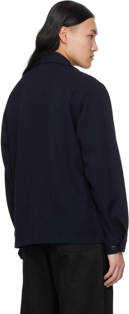 BEAMS PLUS Navy MIL SHT-JAC Wool Kersey Jacket 3