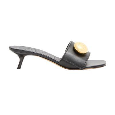 Loewe Pebble slides 45 in soft calfskin