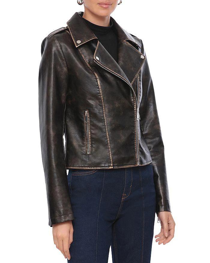Bagatelle Faux Leather Moto Jacket 3