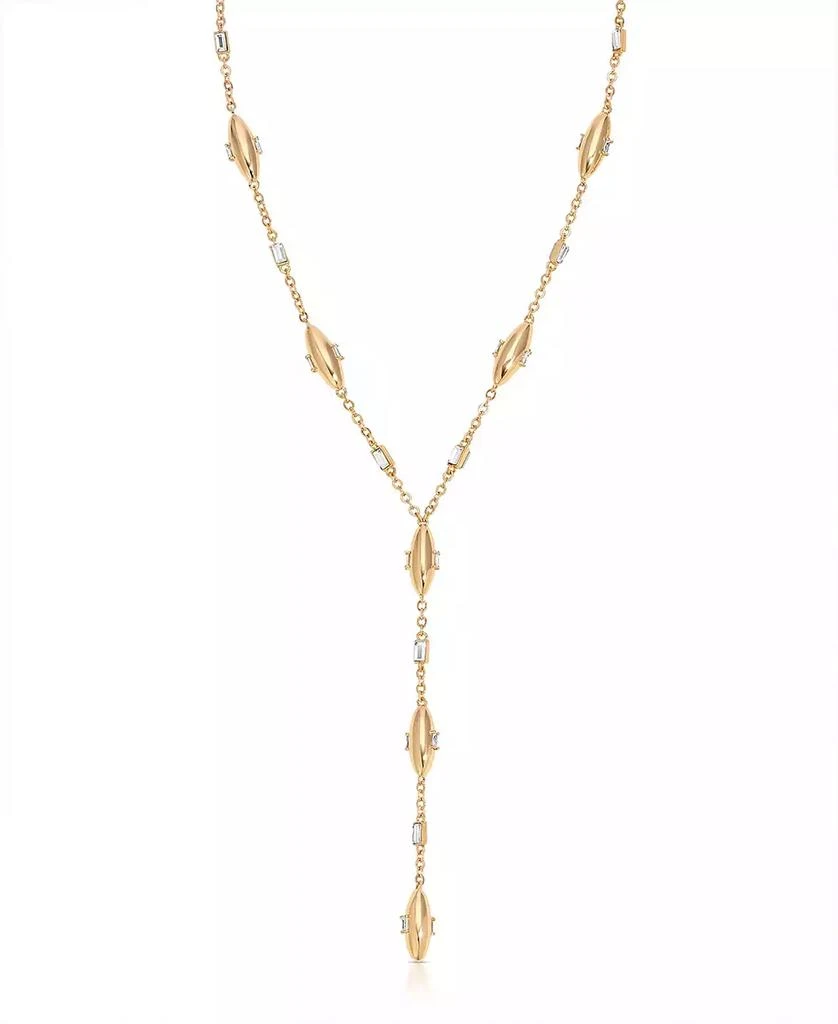 Ettika Jewelry Oval Dome Lariat Necklace 1