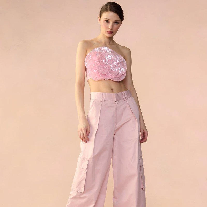 Cynthia Rowley Marbella Cotton Cargo Pant 2