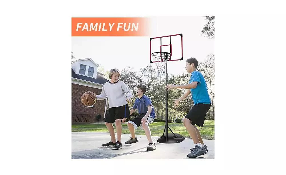 Streamdale Furniture Streamdale Grow-with-Kids Adjustable Basketball Hoop for Indoor and Outdoor Play 7
