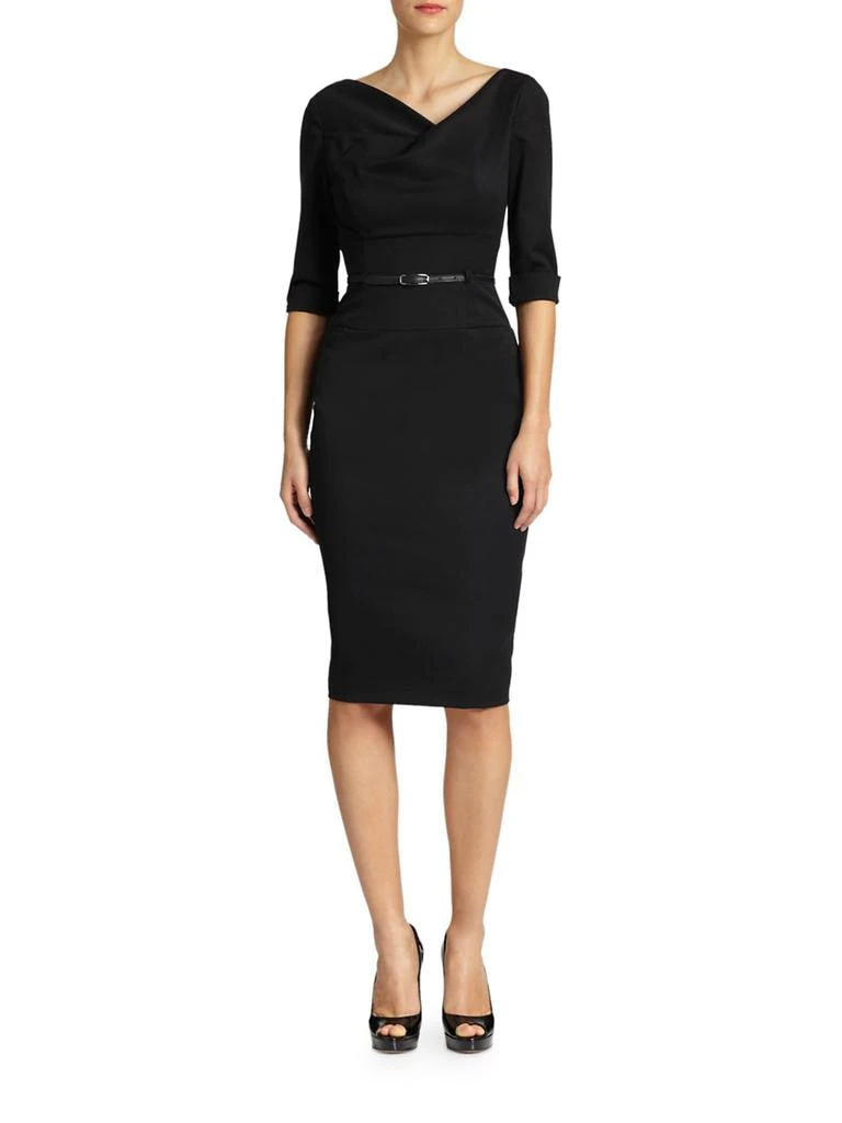 Black Halo Jackie O Three-Quarter Sleeve Dress 2
