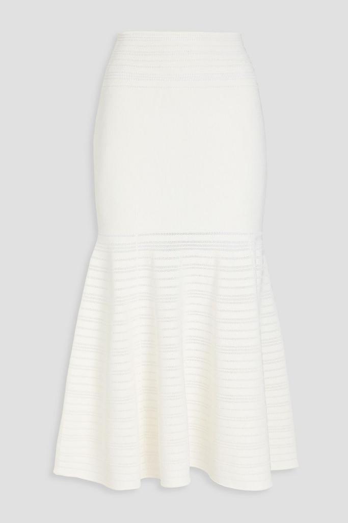 スカート Victoria Beckham Sand-coloured pinstriped wrap skirt Victoria Beckham Sand-coloured pinstriped wrap skirt