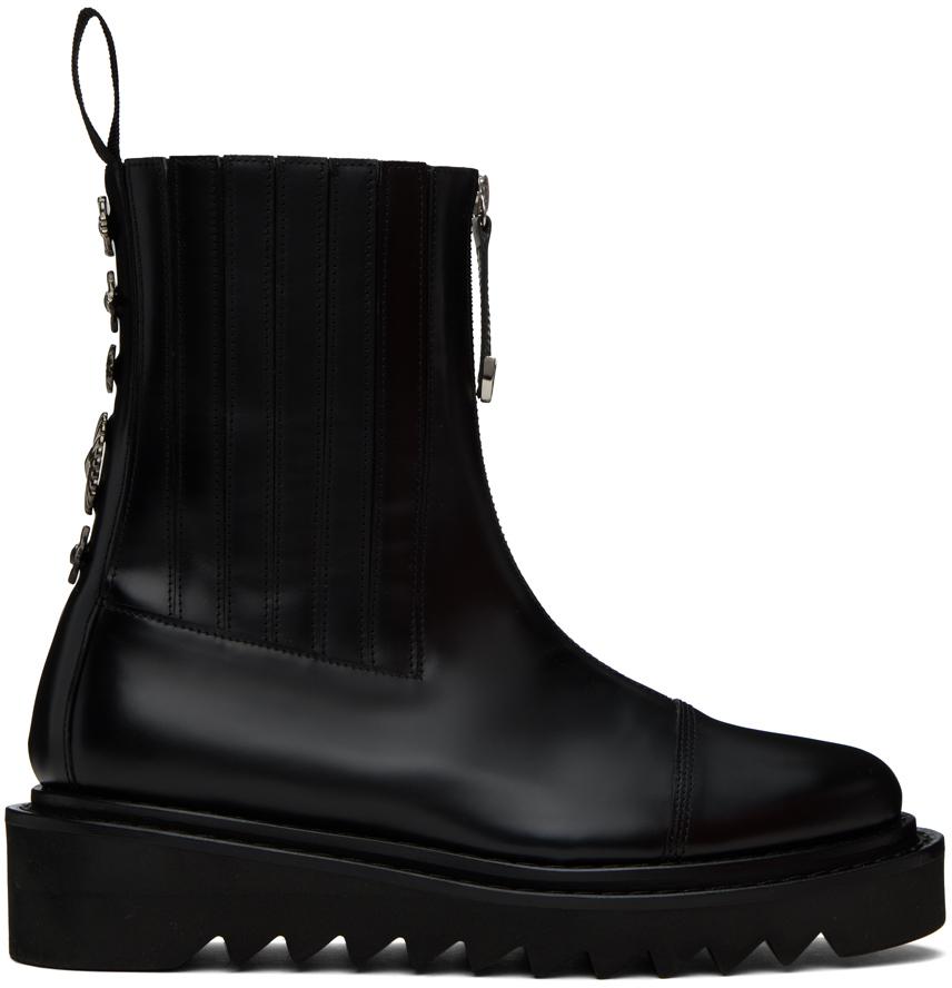 靴 TOGA VIRILIS Black Western Chelsea Boots Toga Virilis Black Western Chelsea Boots | Designer Footwear